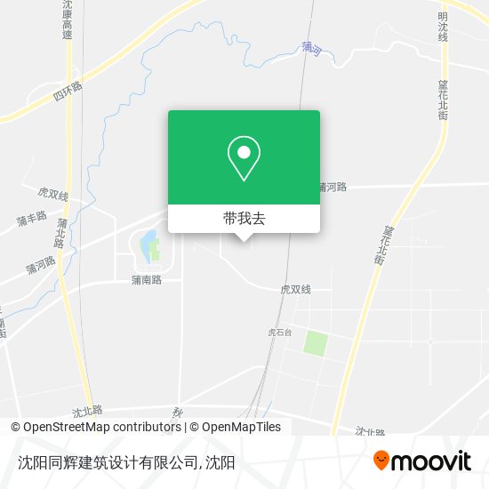 沈阳同辉建筑设计有限公司地图