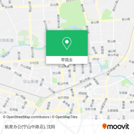 航星办公(宁山中路店)地图