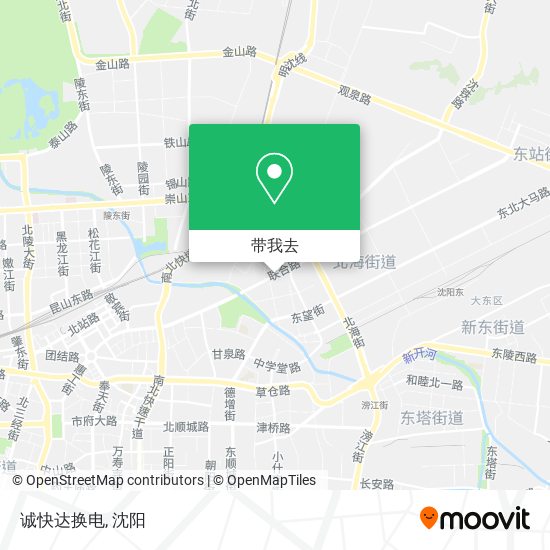 诚快达换电地图
