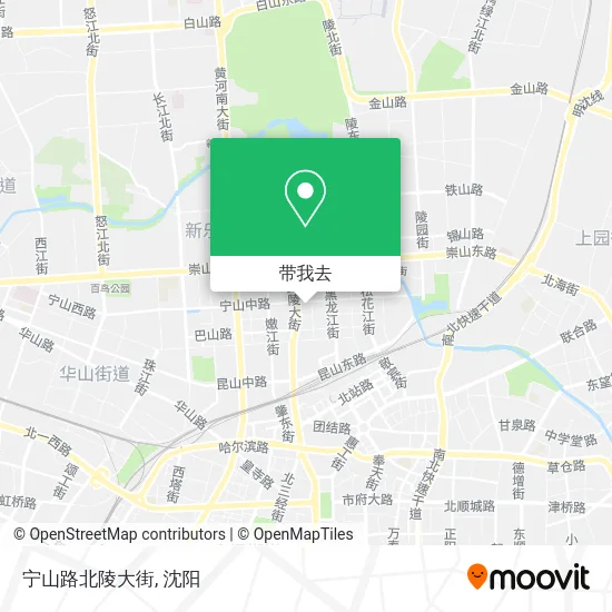 宁山路北陵大街地图