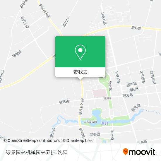 绿景园林机械园林养护地图