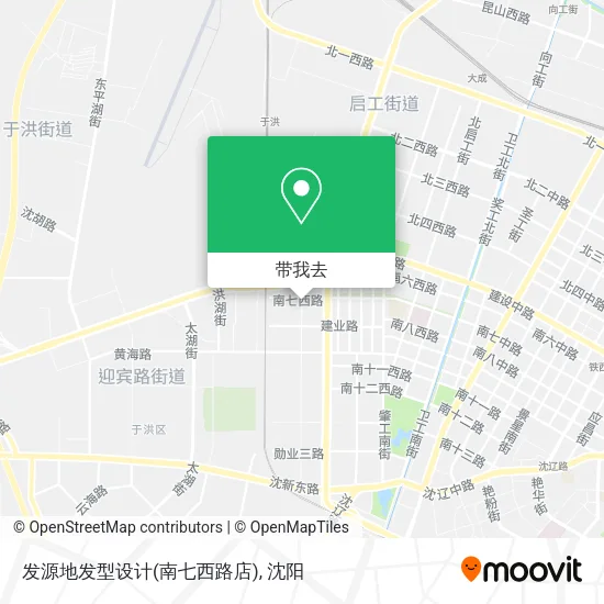 发源地发型设计(南七西路店)地图