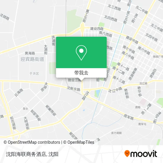 沈阳海联商务酒店地图
