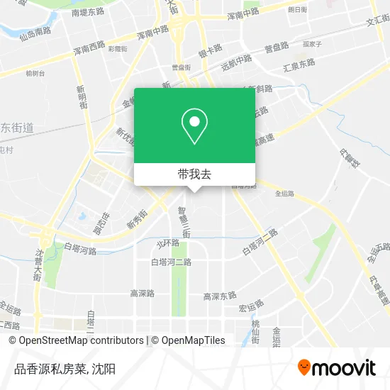 品香源私房菜地图