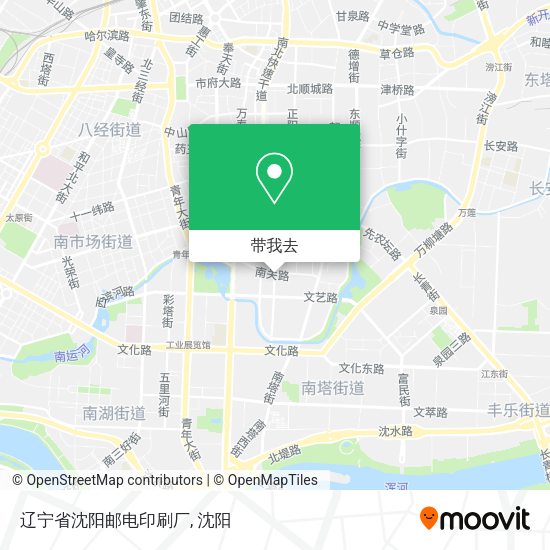 辽宁省沈阳邮电印刷厂地图