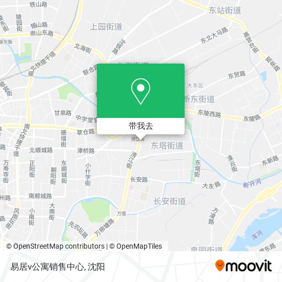 易居v公寓销售中心地图