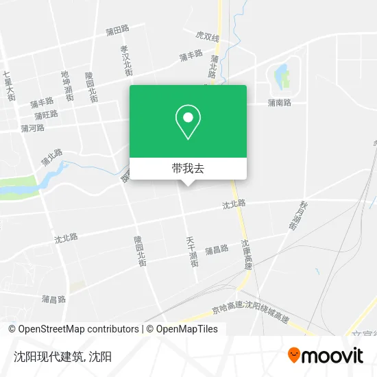 沈阳现代建筑地图