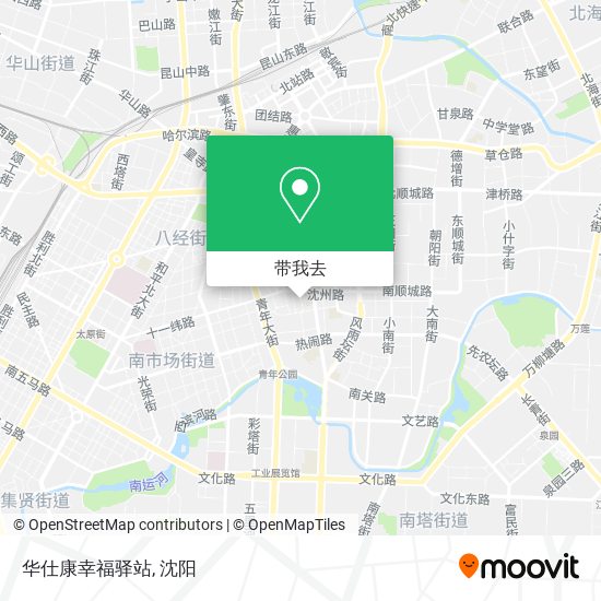 华仕康幸福驿站地图