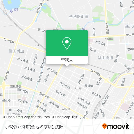小锅饭豆腐馆(金地名京店)地图