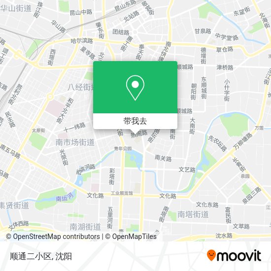 顺通二小区地图