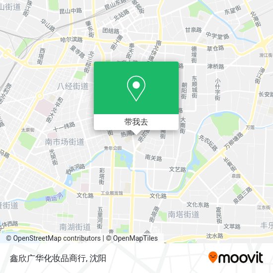 鑫欣广华化妆品商行地图