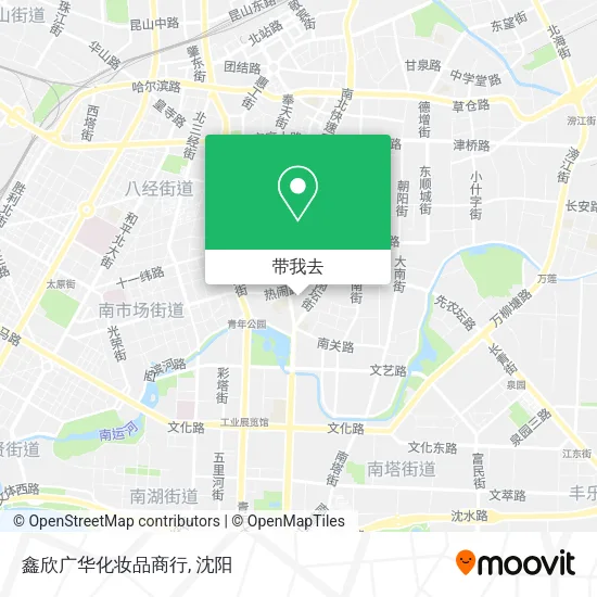 鑫欣广华化妆品商行地图
