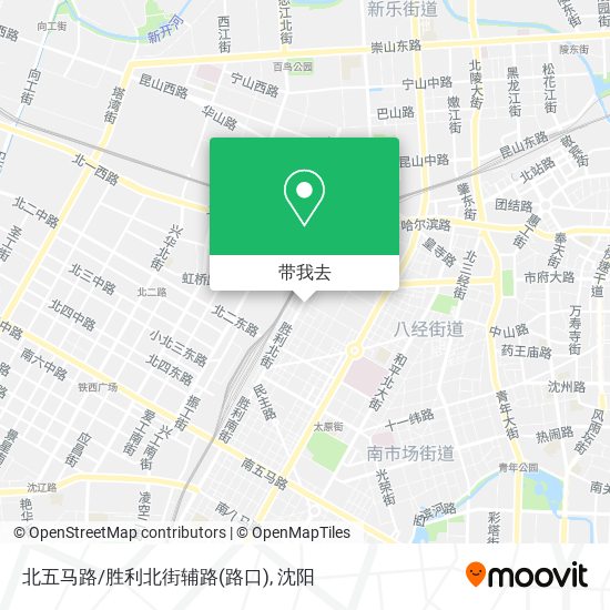 北五马路/胜利北街辅路(路口)地图