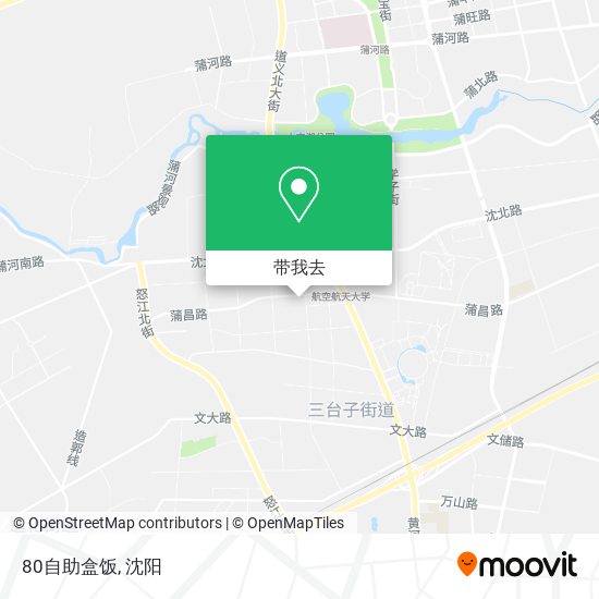 80自助盒饭地图