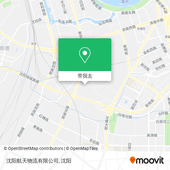 沈阳航天物流有限公司地图