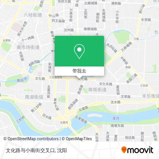 文化路与小南街交叉口地图