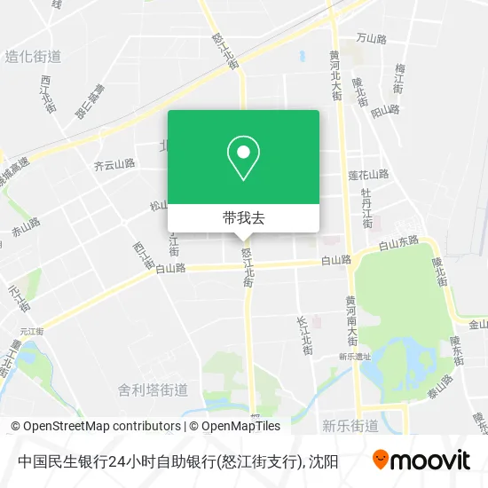 中国民生银行24小时自助银行(怒江街支行)地图