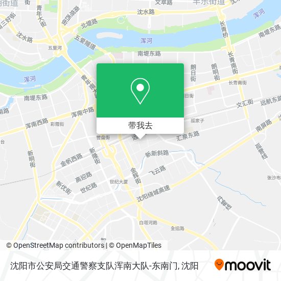 沈阳市公安局交通警察支队浑南大队-东南门地图