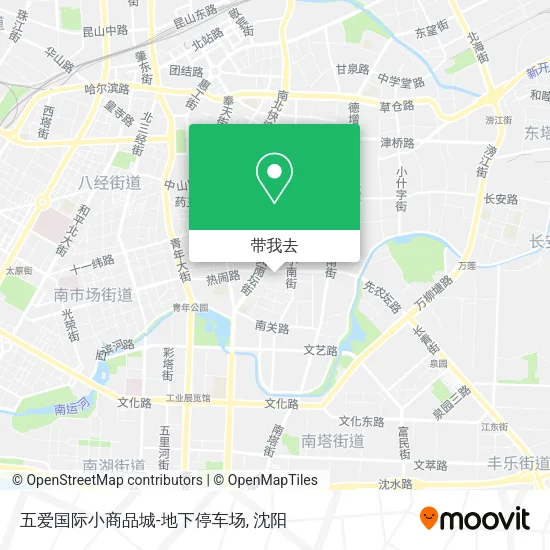 五爱国际小商品城-地下停车场地图