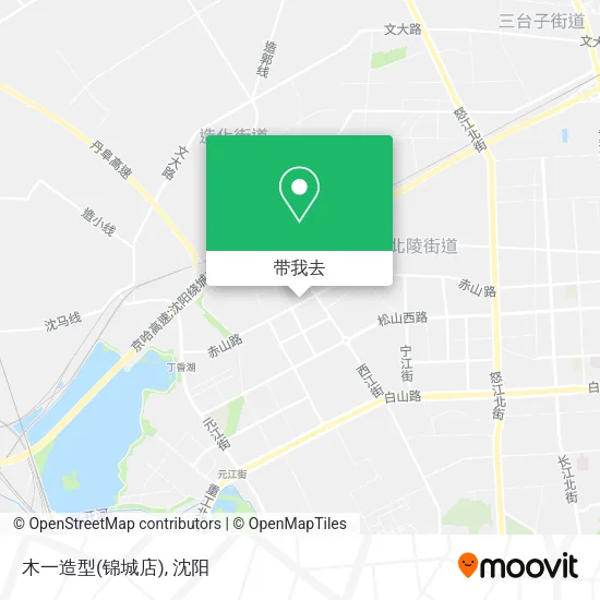 木一造型(锦城店)地图