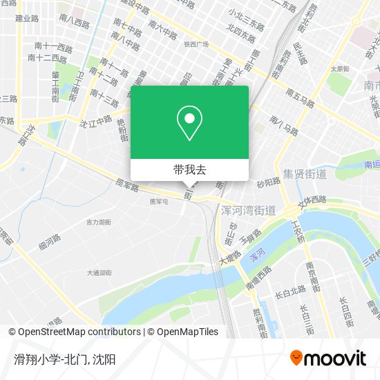 滑翔小学-北门地图