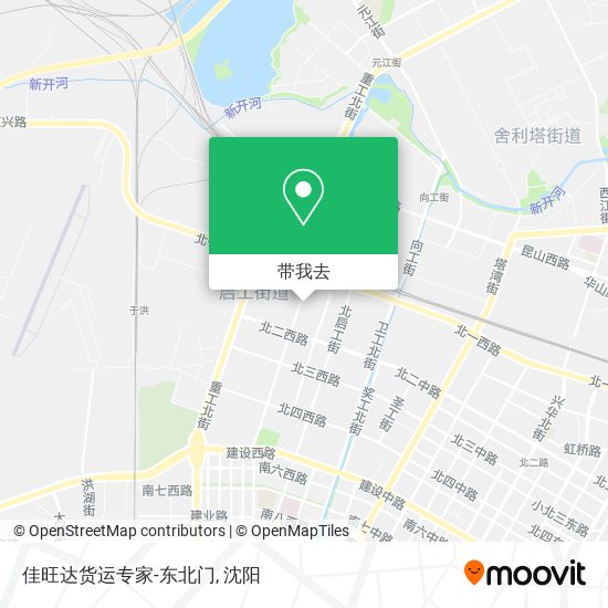佳旺达货运专家-东北门地图