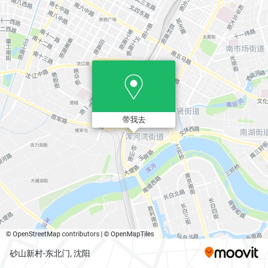 砂山新村-东北门地图