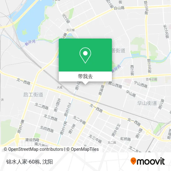 锦水人家-60栋地图