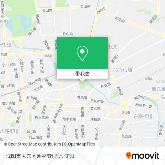 沈阳市大东区园林管理所地图