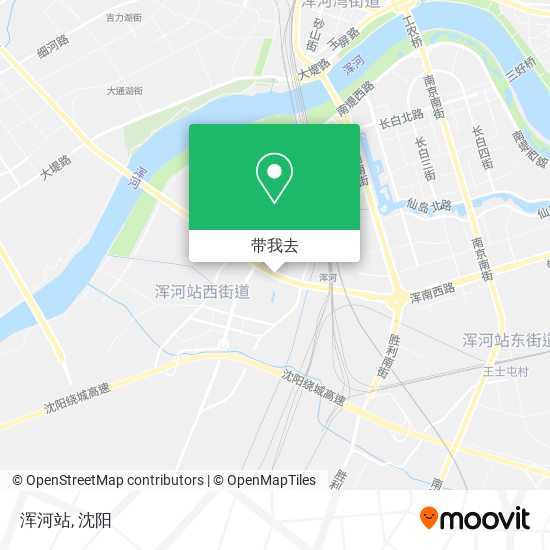 浑河站地图