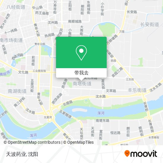 天波药业地图