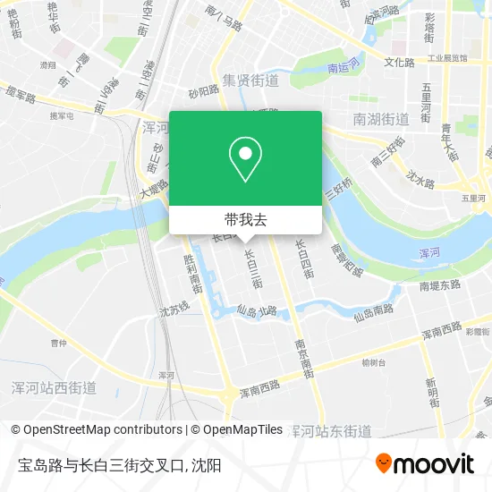 宝岛路与长白三街交叉口地图