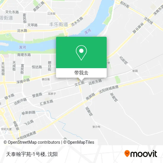 天泰翰宇苑-1号楼地图