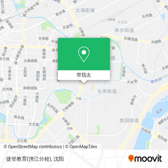 捷登教育(滂江分校)地图