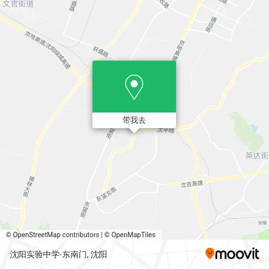 沈阳实验中学-东南门地图
