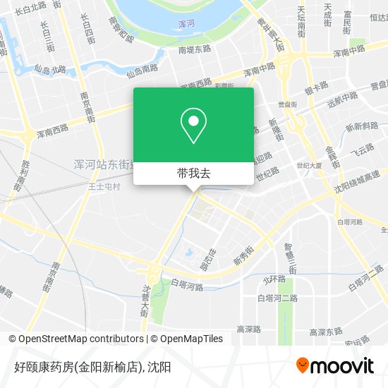 好颐康药房(金阳新榆店)地图