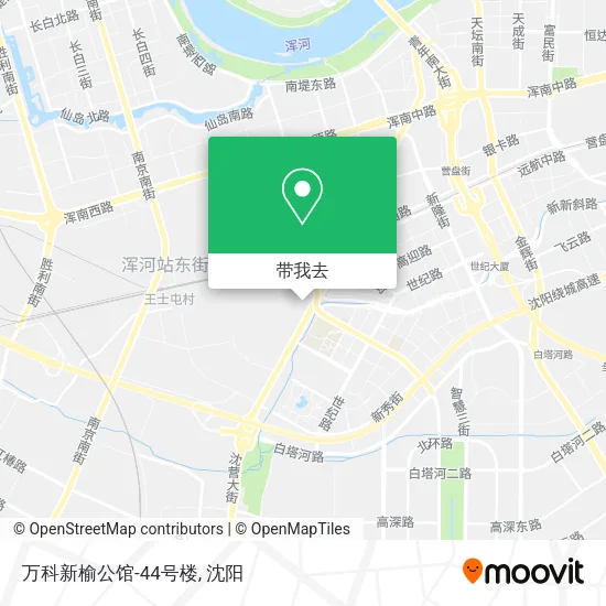万科新榆公馆-44号楼地图