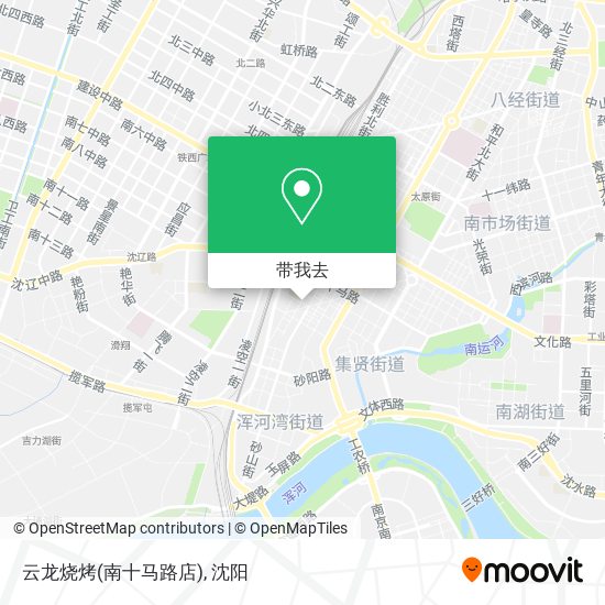云龙烧烤(南十马路店)地图