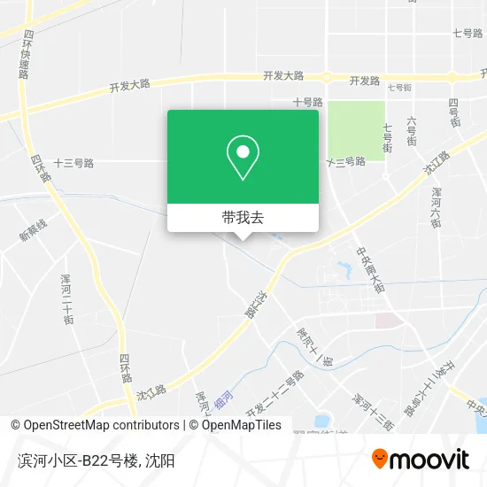 滨河小区-B22号楼地图