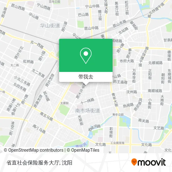 省直社会保险服务大厅地图
