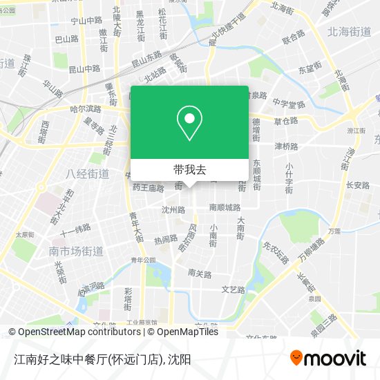 江南好之味中餐厅(怀远门店)地图