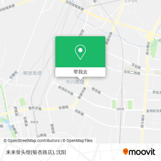 来来骨头馆(银杏路店)地图