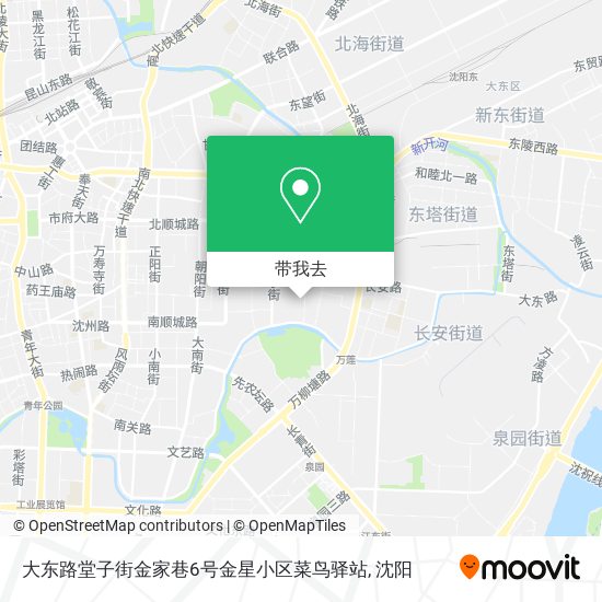 大东路堂子街金家巷6号金星小区菜鸟驿站地图