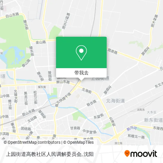 上园街道高教社区人民调解委员会地图