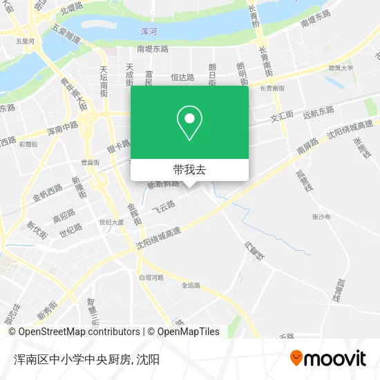 浑南区中小学中央厨房地图