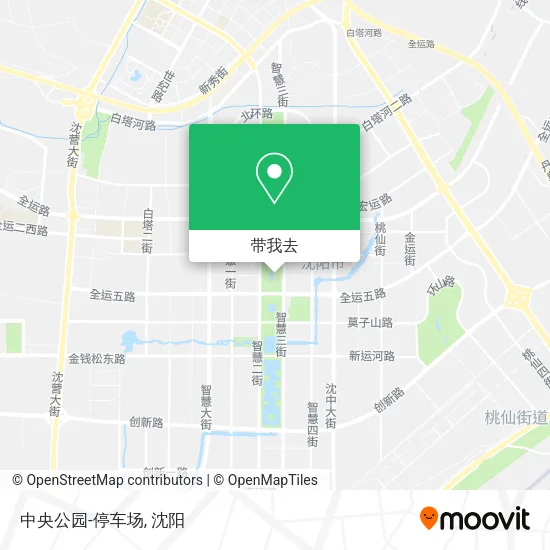中央公园-停车场地图