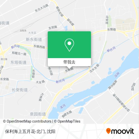 保利海上五月花-北门地图