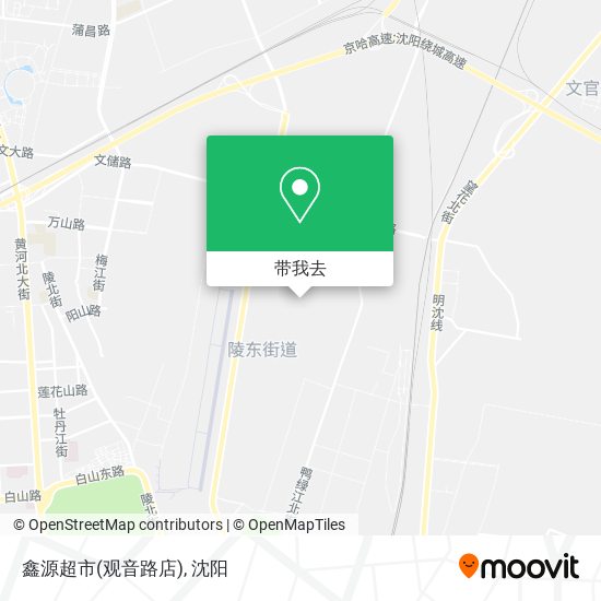 鑫源超市(观音路店)地图