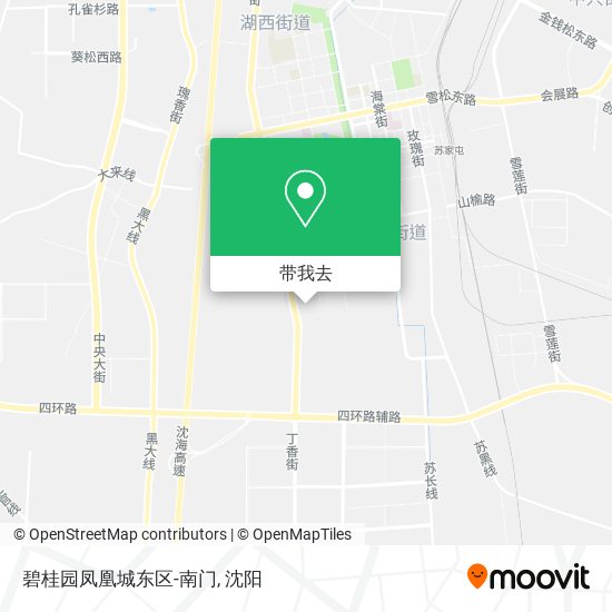 碧桂园凤凰城东区-南门地图
