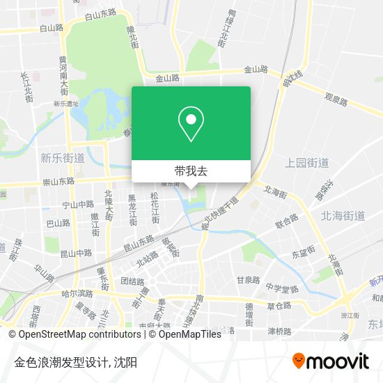 金色浪潮发型设计地图